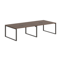 Стол 4-х местный EQWST 3113 Дуб Денвер тёмный/Мокко 3126х1346х750 EDIS