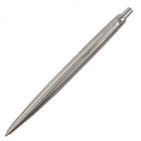 Ручка шариковая PARKER 'Jotter XL Monochrome Stainless Steel CT', корпус серебристый, сталь, синяя,2