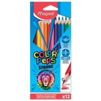 Набор цветных карандашей Maped COLOR PEPS Strong 12 цветов, пластиковый корпус, грифель 3.2мм