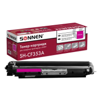 Картридж лазерный SONNEN (SH-CF353A) для HP CLJ Pro M176/177 ВЫСШЕЕ КАЧЕСТВО, пурпурный, 1000 страни