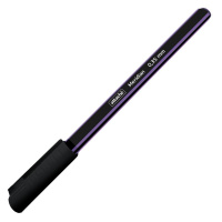 Шариковая ручка Attache Meridian синяя, 0.35мм, черный-фиолетовый корпус