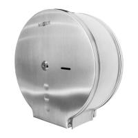 Диспенсер для туалетной бумаги в рулонах Nofer Nofer нерж.сталь матовый, 05006.S