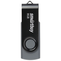 Память Smart Buy 'Twist'  8GB, USB 2.0 Flash Drive, черный