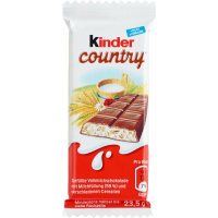 Шоколад Kinder Сountry со злаками, 23.5г