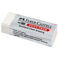 Ластик Faber-Castell 'Dust Free', прямоугольный, картонный футляр, 62*21,5*11,5мм