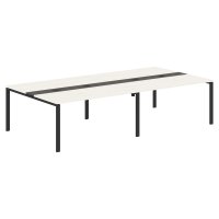 Конференц стол EUCT 3116 Ясень Траун/Черный 3126х1606х750 EDIS