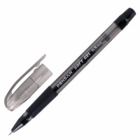 Гелевая ручка Pensan Soft Gel Fine черная, узел 0.5мм, линия письма 0.4мм