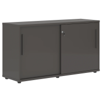 Шкаф низкий с дверьми купе ELC 1343 Мокко/Мокко/Мокко 1346х430х750 EDIS