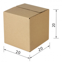Упаковочная коробка Т24 профиль В 20х20х20см, гофрокартон