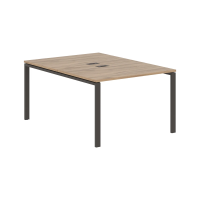 Стол 2-х местный EUWST 1116 Дуб Денвер светлый/Мокко 1160х1606х750 EDIS