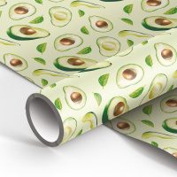 Упаковочная бумага глянц. 70*100см, MESHU 'Avocado', 90г/м2