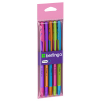Ручка шариковая Berlingo 'Tribase Fuze', синяя, 0,7мм, 5шт, пакет с европодвесом