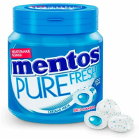 Жевательная резинка Mentos Pure Fresh Свежая мята, 100г