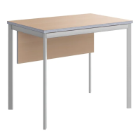 Стол прямой Skyland Imago-S СП-1.1SD, клен/алюминий, 900х600х755мм