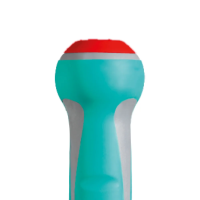 Рукоятка TTS,  эргономичная алюминиевая телескопическая,  184 см,  красный колпачек, 0R001044