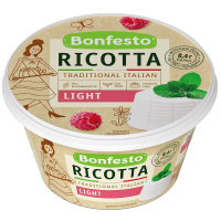 Сыр творожный Bonfesto Ricotta 40%, 250г