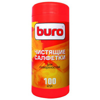 Салфетки чистящие универсальные Buro BU-Tsurface 100 шт/уп, 817441
