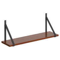 Полка с полкодержателями SH1-GINO Орех Французский 830х220х300