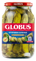 Огурцы Globus соленые, 950мл