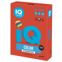 Цветная бумага для принтера Iq Color intensive кораллово-красная, А3, 500 листов, 80г/м2, CO44