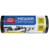 Мешки для мусора Officeclean 30л, 8мкм, 20 шт