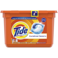 Капсулы для машинной стирки Tide 'Альпийская свежесть', 3в1 Pods, 15шт.*22,8г (ПОД ЗАКАЗ)