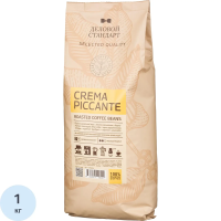 Кофе в зернах Деловой Стандарт Piccante Crema, 1кг, пачка