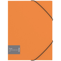 Папка на резинке Berlingo 'Fuze' А4, 600мкм, оранжевая