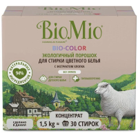 Стиральный порошок Biomio Color 1.5кг, для цветного белья, концентрат, автомат