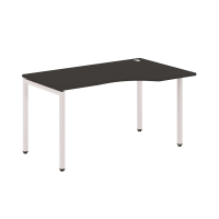 Стол эргономичный XSCET 149(R) Дуб Юкон Модерн/Алюминий 1400х700/900х750 XTEN-S