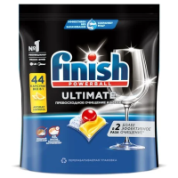 Таблетки Finish Ultimate для посудомоечной машины  лимон, 44шт