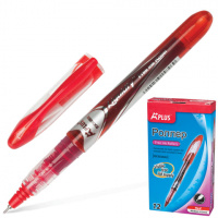 Ручка-роллер Beifa A Plus Liquidly красная, 0.33мм, красный корпус