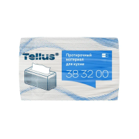 Протирочные салфетки Tellus (tork) Премиум WM4 383200, 1 слой, белые, 75шт, 35х41см