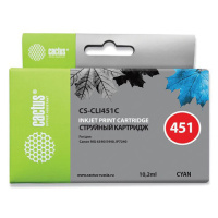 Картридж струйный Cactus CS-CLI451C голубой