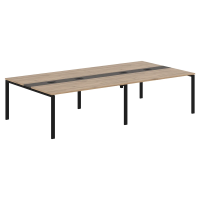 Конференц стол EUCT 3116 Дуб Денвер светлый/Черный 3126х1606х750 EDIS