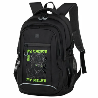 Рюкзак BRAUBERG CONTENT универсальный, 3 отделения, светоотражающий принт, Anime choice, 47х33х18 см