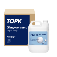 Жидкое мыло наливное Tork 5л, крем, 409844