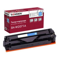 Картридж лазерный SONNEN (SH-W2071A) для HP CLJ 150/178 ВЫСШЕЕ КАЧЕСТВО, голубой, 700 страниц, 36396