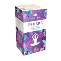 Чай Niktea Relax (Релакс), травяной, 21 пакетик