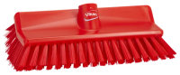 Щетка для пола Vikan 265мм, средний ворс, с изогнутой под углом колодкой, красный, 70474