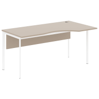 Стол эргономичный СА-1SD(R) Мокачино/Белый 1600х900х755 Imago S