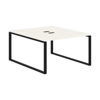 Стол 2-х местный EQWST 1316 Ясень Траун/Черный 1360х1606х750 EDIS