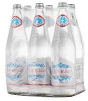 Вода Aqua Russa минеральная газированная, 1л x 6 шт