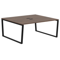 Стол 2-х местный EVWST 1716 Дуб Денвер тёмный/Черный 1760х1606х750 EDIS