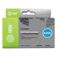 Картридж струйный Cactus CS-CN053 №932XL, 40мл, черный