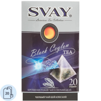 Чай Svay Black Ceylon, черный, 20 пирамидок