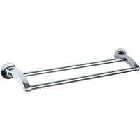 Полотенцедержатель Nofer Hotel 600мм, двойной, 16405.B
