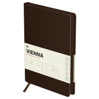 Ежедневник датированный 2025г., А5, 176л., мягкий переплет, кожзам, BG 'Vienna. Dark brown', темно-к