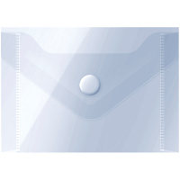 Пластиковая папка на кнопке Officespace прозрачная, А7