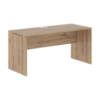 Стол прямой EDST 1567 Дуб Денвер светлый/Белый 1560х670х750 EDIS